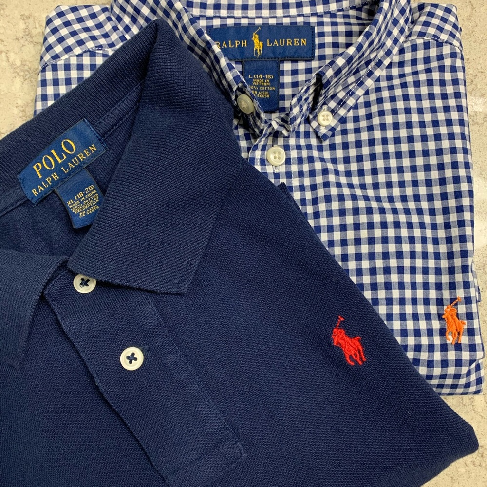 Ralph Lauren Boys Polo & Short Sleeve Button Down